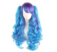 Wig for Perfect for everyday parties Cosplay Anime Wig Lolita Cute Lolita Loli Double Ponytail Mouth Clip Long Curly Hair Fake Hair Color:Yn189