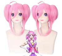 Wig for Perfect for everyday parties Cosplay Wig Lax Star Guardian Lol Pink Modeling Wig