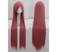 Wig for Perfect for everyday parties Cosplay Wig Universal 100Cm Color Long Straight Hair Cos Animation High Temperature Wire 099 Color:Rose Net 039 [1 Meter]