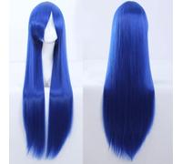 Wig for Perfect for everyday parties Cosplay Wig Universal 100Cm Color Long Straight Hair Cos Anime High Temperature Wire 099 Color:Rose Net 002 [1 Meter]