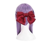 Wig For Seraph of the end Hiiragi Shinoa Hiragi Cosplay Wigs Light Purple Heat Resistant Synthetic Hair Wig + Wig Cap WigandHairpin