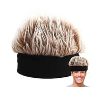 Wig Hats with Hair - Realistic Hip Hop Knitted | Spiked Elastic Short