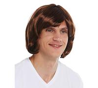WIG ME UP- 2623-P33 Peluca Carnaval Halloween Hombres Edad Media trovador Cantante de schlager Peinado Trashy Fail