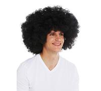 WIG ME UP- 3256-P103 XXL Peluca Afro Enorme Mujeres Hombres Carnaval Pelo voluminoso Negro los 70