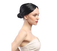 WIG ME UP- 68127-P103 Peluca señoras Carnaval estrictamente moño Copete bailarín Bailarina de Ballet Negro