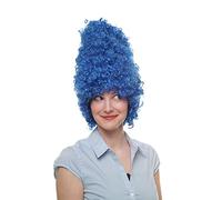 WIG ME UP- 8648-PC3 Peluca Mujer Carnaval Halloween Colmena Torre Gigante Beehive Azul Drag Queen