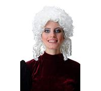 WIG ME UP - 91203-ZA62 Peluca Hombres Mujeres Carnaval Halloween Barroco Renacimiento ringlets Rizado Trenzas Blanca