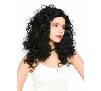 WIG ME UP - 92190-P103 Peluca de disfraz para mujer, para Halloween, carnaval, rizos rizados, largos y voluminosos, color negro, belleza caribeña
