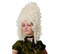 WIG ME UP Calidad Peluca Rococó Barroco Turmhoch Blanco Rubio Blanco GFW1650