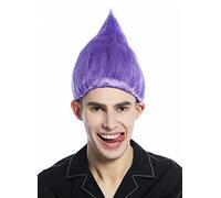 WIG ME UP - CW-057-P08 Peluca mujeres hombres carnaval Halloween pelo hacia atrás morado