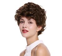 WIG ME UP- DW-2740-10 Peluca mujer corto rizado rizos marrón medio