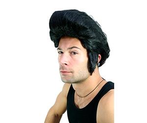WIG ME UP - LM-706-P103 Peluca Rockabilly King Fonz, años 60, Rock'n'Roll