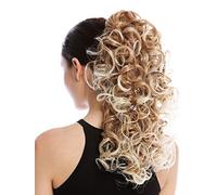 WIG ME UP- MKB-6A-V-27T613 extensión de pelo trenza coleta larga rizada rizos rubio mix teñido 45 cm