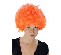 WIG ME UP- Peluca Afro Naranja, Tokio, Foxy Brown, Funk, Disco. PW0011-PC24