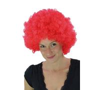 WIG ME UP- Peluca Afro Rojo chillón, Tokio, Foxy Brown, Funk, Disco. PW0011-PC13