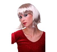 WIG ME UP- Peluca Corta de Pelo Bob Color Rubio Claro Fiesta Disco GO GO Girl PW0114-P66