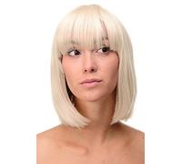 WIG ME UP- peluca de mujer Paje Bob pelo liso mezcla de rubio claro y rubio dorado corte tipo Bob 25 cm 7803-303/220