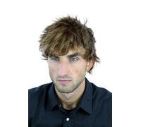WIG ME UP- Peluca para hombres corta estilo salvaje juvenil mechones rubios oscuros castaños claros castaños rojizos WL-2072-18/30