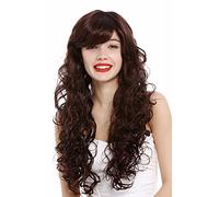 WIG ME UP - VK-36-33 Peluca para mujeres pelo muy largo rizado voluminoso color castaño rojizo caoba