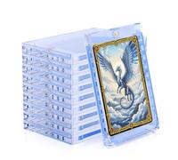 Wigearss 10 Piezas Magnetic Card Holder 130PT, Tarjeteros Magnéticos Transparentes con Protección UV y contra la Luz Azul, para Magic, MTG, Deportes, Béisbol, Fútbol