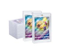 Wigearss 10 Piezas Magnetic Card Holder 35PT Magnéticas Tarjetero Protección UV Transparentes para Magic, MTG, Deportes, Béisbol, Fútbol