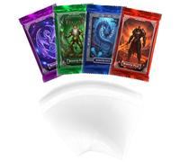 Wigearss 100 Piezas Fundas para Cartas Pokémon Booster Packs, Fundas de Tamaño Sobre para Cartas, Fundas Protectoras para Sobres de Pokémon Booster Packs, 72 x 122 mm