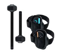 Wigearss 2 Piezas Bandas de Pierna Ajustables para Controladores Nintendo Switch 2 JoyCon, Correas Elásticas para las Piernas, Compatibles con Nintendo Switch Sports Fútbol, Ring Fit Adventure