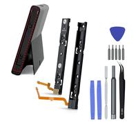 Wigearss 2 Piezas de Riel Deslizante para Nintendo Switch, Carril de Deslizamiento del Lado Derecho e Izquierdo con Riel Deslizante de Reemplazo y Herramientas para Nintendo Switch