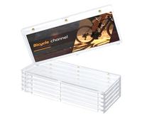 Wigearss 5 Piezas Funda Magnética para Cartas 187PT, Tarjeteros Magnéticos Transparentes con Protección UV, Compatible con Tesoro Nacional y Playbook