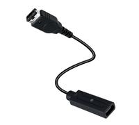 Wigearss Adaptador de Cable Cargador USB Tipo C Hembra, Compatible con Consolas GBA SP, Nintendo DS - Negro(18cm)