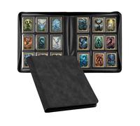 Wigearss Álbum de Cartas Coleccionables para 216 Toploader, 9 Compartimentos, Fundas Rígidas 3"x4", Álbum para Tarjetas de Comercio, Colección de Cartas TCG, MTG