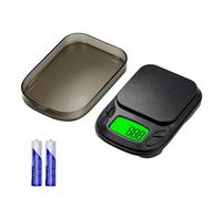 Wigearss Balanza de Precisión, Báscula Digital de Alta Precisión 500 g/0,01 g, con 7 Unidades de Pesaje, Pantalla LCD Retroiluminada, Función Tara, Báscula de Bolsillo para Cocina, Joyería, Polvos