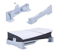 Wigearss Soporte Horizontal para Consola PS5 Slim/Pro DE/UHD, Soporte de Base con Almohadilla para PS5 Slim/Pro Disc y Edición Digital