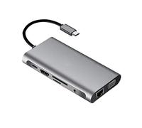Wigento 10 en 1 Multifunción USB Hub Tipo-C USB 3.0 HDMI Accesorios