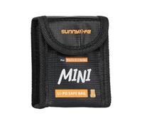 Wigento Bolsa de seguridad con batería para DJI Mini 5/4/3 Series Drones Accesorios Negro