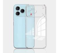 Wigento Carcasa de silicona para ZTE Blade V80 Vita / V80 Pro, transparente | Resistente a los golpes, protección de la cámara, arañazos, recortes precisos, funda flexible