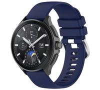 Wigento Correa de repuesto de silicona brillante de alta calidad para Xiaomi Watch S3, color azul oscuro