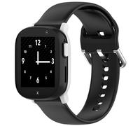 Wigento Correa de repuesto para reloj Xplora X6 Play / X6 Children de silicona de alta calidad, color negro