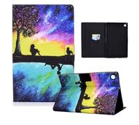 Wigento Funda de piel sintética para Lenovo Tab M10 Plus de 10,3 pulgadas X606F, diseño 9