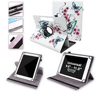 Wigento Funda de piel sintética para Nokia T20 / T21 de 10,4 pulgadas, rotación de 360 grados, diseño universal