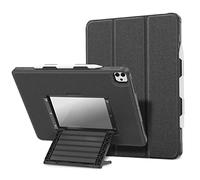 Wigento Funda magnética con tapa para Apple iPad Air 11 2024 / Pro 11 2021/2020 / 2018 Funda protectora negra