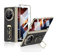 Wigento Funda magnética para Honor Magic V6 5G Case 360 grados anillo soporte