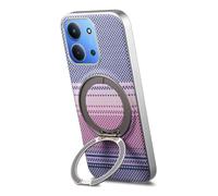 Wigento Funda Magnética para Xiaomi Redmi 15C 4G / 5G con Soporte Giratorio MagSafe, Protección Completa de Cámara, Resistente a Golpes (Morado)