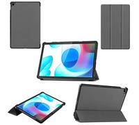 Wigento Funda para Oppo Realme Pad 10.4 3folt Wake UP Smart Stand Cover Gris Tablet Funda Funda