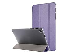 Wigento Funda para Samsung Galaxy Tab A7 Lite 2021 8.7 3 Folt Wake UP Smart Cover Tablet Funda Lila