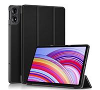 Wigento Funda para Xiaomi Pad 6S Pro de 12,4 pulgadas, 3folt Wake Up, función atril, color negro