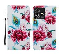 Wigento Funda para ZTE Blade A73 4G / V50s / Axon 50 Lite Funda con trabilla Premium Protección Funda Nuevo Accesorios Diseño 3