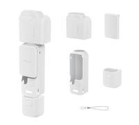 Wigento Funda protectora de silicona a prueba de golpes para DJI Osmo Pocket 4, accesorios de cámara, color gris
