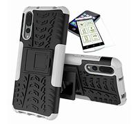 Wigento Funda protectora para Huawei P Smart Plus/Nova 3i Hybrid Outdoor con protector de pantalla de cristal templado de 0,3 mm H9