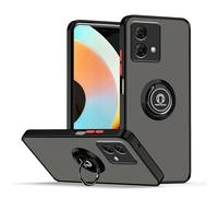 Wigento Funda protectora para Motorola Moto G84 5G Shadow Design TPU + PC, color negro y rojo